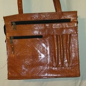 Emily aru of boca raton leather purse